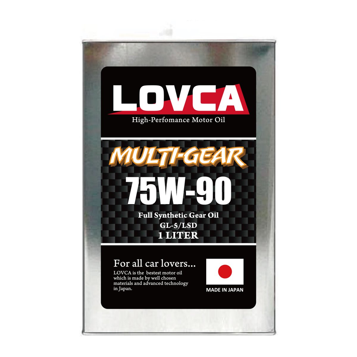 □LOVCA MULTI-GEAR 75W-90 1L GL-5/LSD□LMG7590-1