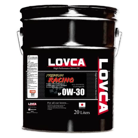 PRパックVol.1×6 PRパックVol.2×8 ラブカ CATEGORY 0W-30 | LOVCAモーターオイル