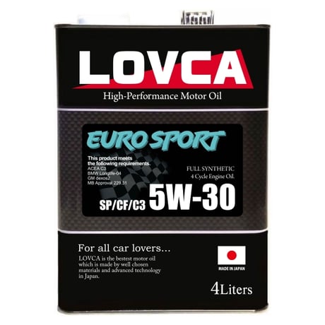 CATEGORY □EURO-SPORTシリーズ | LOVCAモーターオイル
