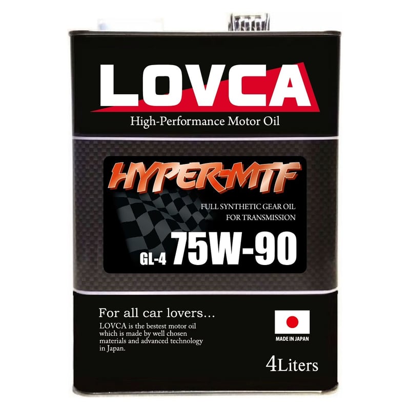 □送料無料□LOVCA HYPER-MTF 75W-90 4L GL-4□LHM7590-4  