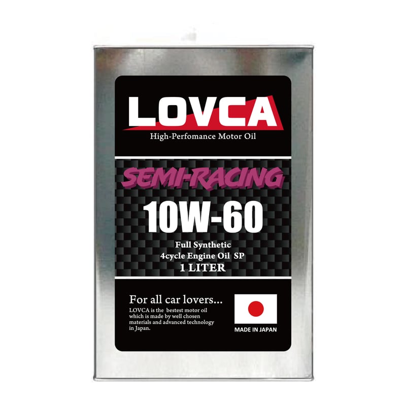 □LOVCA SEMI-RACING 10W-60 1L SP□LSR1060-1 | LOV