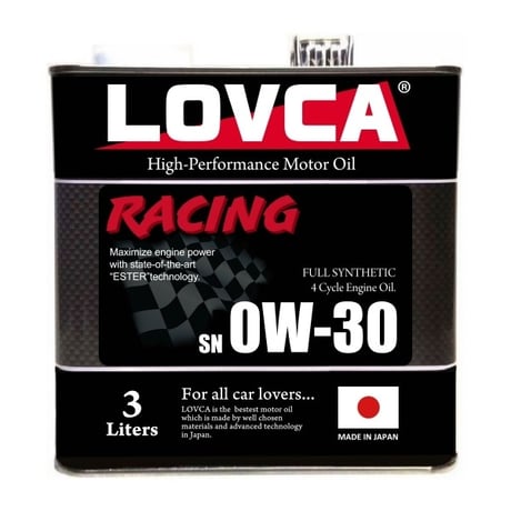 PRパックVol.1×6 PRパックVol.2×8 ラブカ CATEGORY 0W-30 | LOVCAモーターオイル