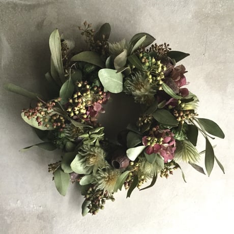 Dried Mixed Wreath(ドライフラワーのミックスリース)