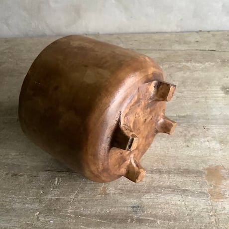 2025 Philodendron Billetae with Acacia wood Planter cover  (フィロデンドロン ビレッタエ/アカシア木製 鉢カバー付き)