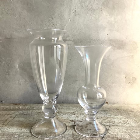 "Adrett Clear" Flower vase set of 2 (フラワーベースセット"アドレットクリア”2個セット)
