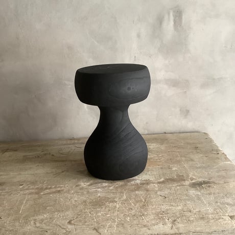 Black woodstool ＆ Potcover "Back in Black" Ver.(ウッドスツール&ポットカバー・ブラックバージョン)