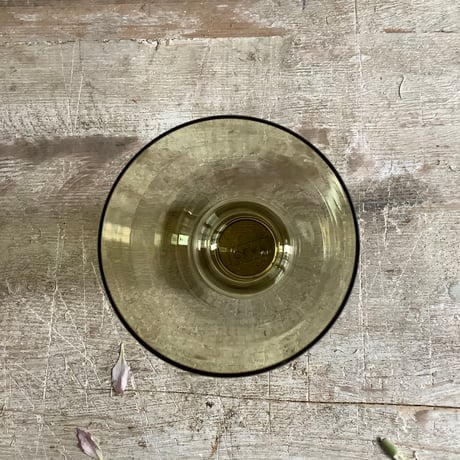 Flower vase Valoa Olive yellow  (フラワーベース バロア オリーブイエロー )