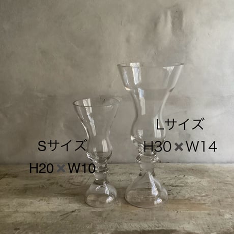 Big adrett Clearglass flowervase "Lsize"(フラワーベース"ビッグアドレットクリア)"Lサイズ"