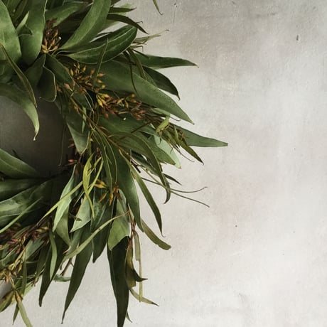 Dried Eucalyptus Green Wreath (ユーカリのグリーンリース)