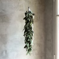 Antique Hydrangea & Eucalyptus Garland Swag 360 (アンティーク紫陽花とユーカリのガーランドスワッグ 360°)