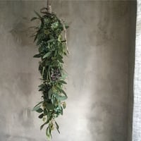 Autumn Hydrangea  & Eucalyptus Garland Swag 360 (秋色紫陽花とユーカリのガーランドスワッグ 360°)