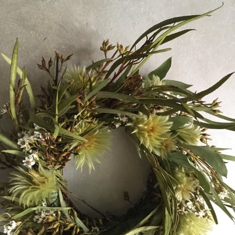 Dried Flower 3Mix Wreath (ドライフラワーの３ミックスリース)