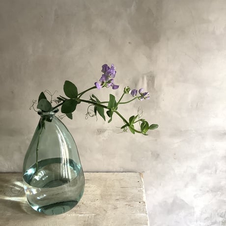 Valencia "catorce" glass bottle flower vase(ヴァレンシア"14"カトルチェ ガラスボトル  フラワーベース)