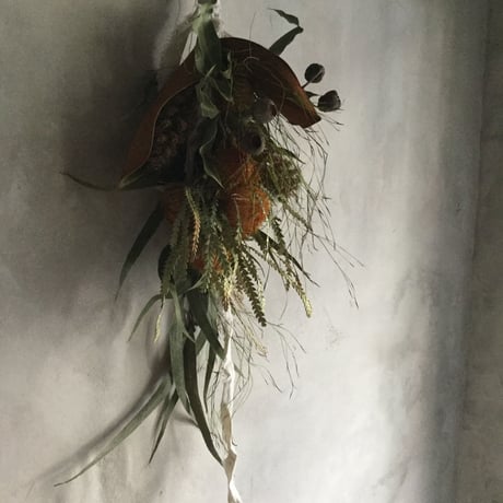 Wild Fower Swag With Dryandra(ドライアンドラのワイルドフラワー スワッグ）
