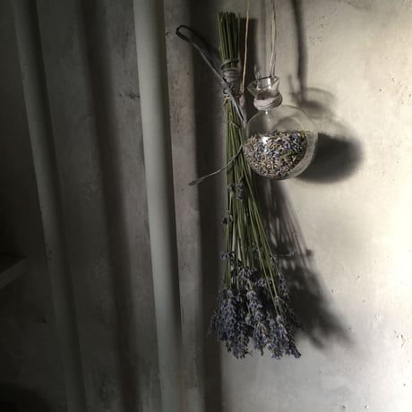 Dried Lavender Wreath Set (香るオーガニックラベンダーのドライリースセット)