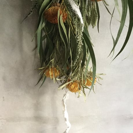 Dryandra & Eucalyptus Swag(ドライアンドラとユーカリのスワッグ)