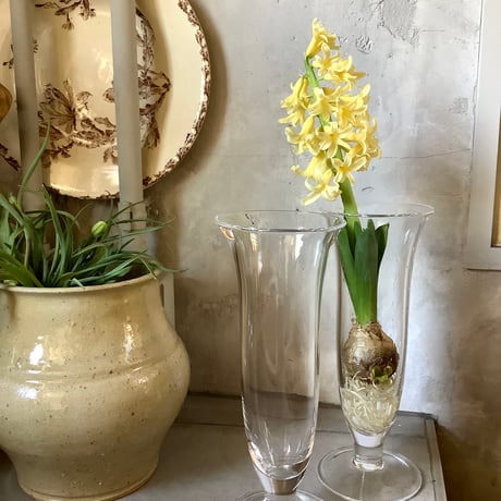 "Clear Voltage" Flower vase Made in Japan (クリアガラス フラワーベース"クリアボルテージ”日本製)