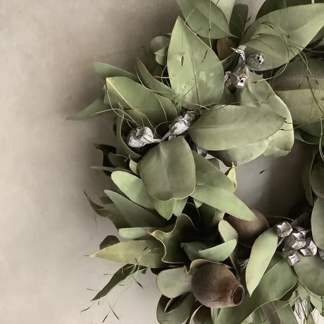 3mixed eucalyptus wreath (3種のユーカリミックスリース)