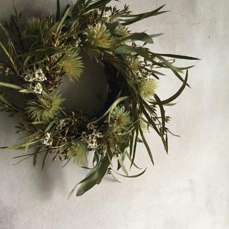 Dried Flower 3Mix Wreath (ドライフラワーの３ミックスリース)
