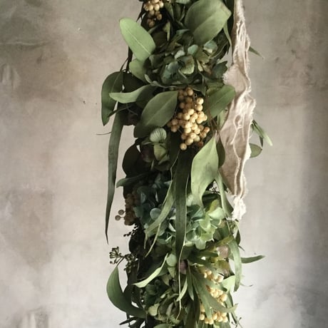 Eucalyptus & Pepper Berry’s Garland Swag 360 (ユーカリとペッパーベリーのガーランドスワッグ 360°)