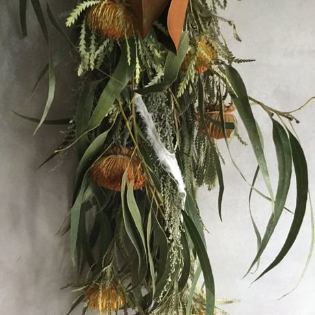 Dryandra & Eucalyptus Swag(ドライアンドラとユーカリのスワッグ)