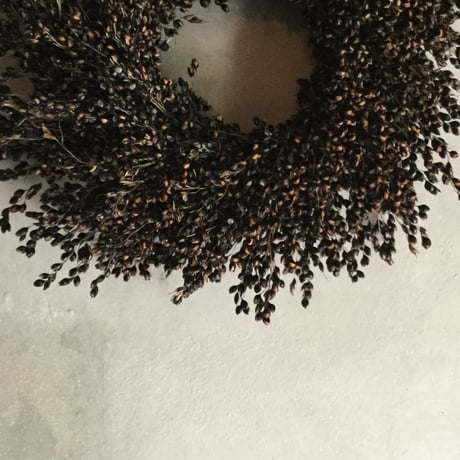 Purple Majesty Wreath (クロキビのリース)