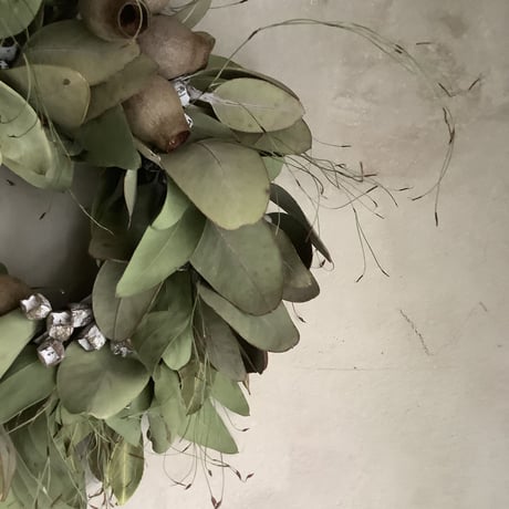 3mixed eucalyptus wreath (3種のユーカリミックスリース)