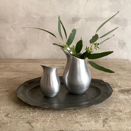 shesay aluminum Flower vase set of 2 (シセイ アルミの水差し2個セット)