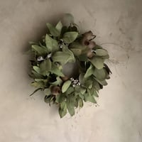 3mixed eucalyptus wreath (3種のユーカリミックスリース)