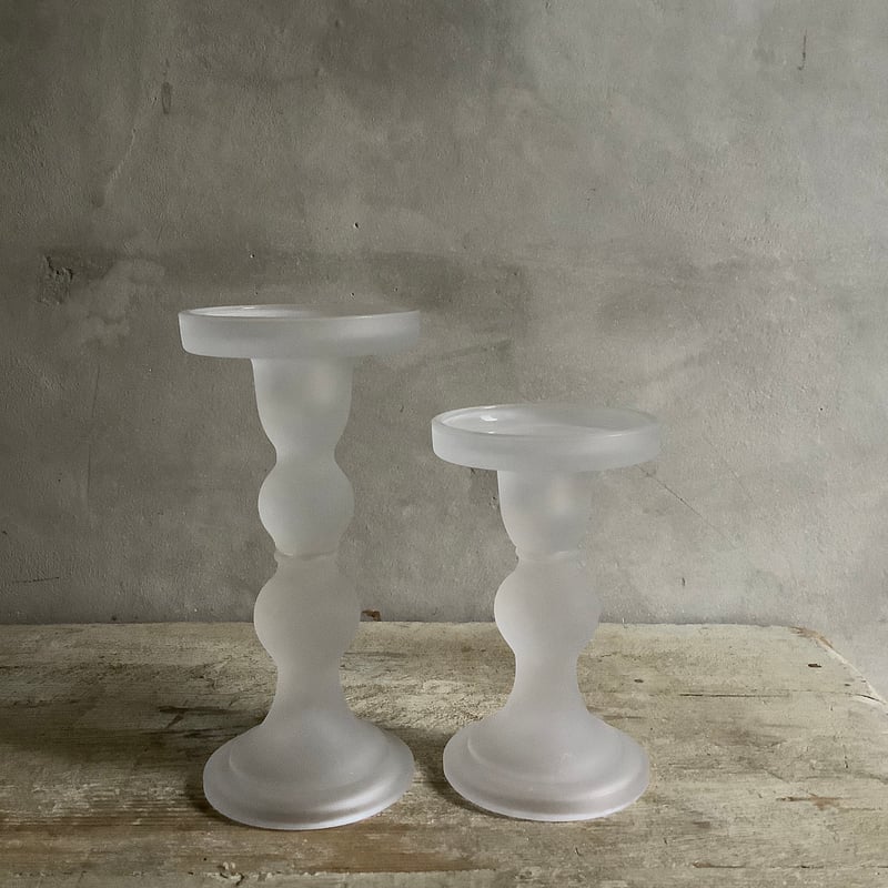プチステンドグラス　ストロベリーキャンドル Frost glass candle stand 