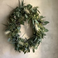 Mimosa oval wreath (ミモザのオーバルリース） | blossom onli