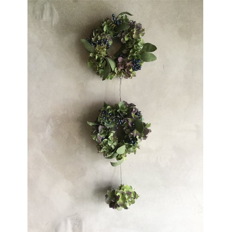 おまとめ⭐︎wreath #263秋色紫陽花 クラシカル リース