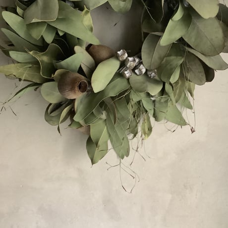3mixed eucalyptus wreath (3種のユーカリミックスリース)