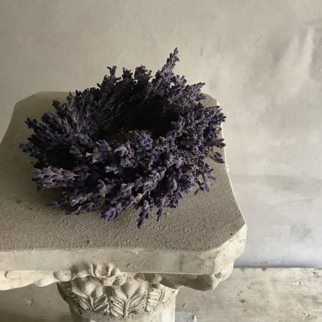 Dried lavender wreath Set (香るオーガニックラベンダーのドライリースセット)
