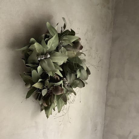 3mixed eucalyptus wreath (3種のユーカリミックスリース)