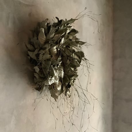 GInba-Gumi Silver Leaf Wreath( 銀葉グミのシルバーリーフリース)