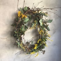 縦長ガーランド　縦長スワッグ Wild Fower Garland Swag( ワイルドフラワーのガーランドスワッグ） |