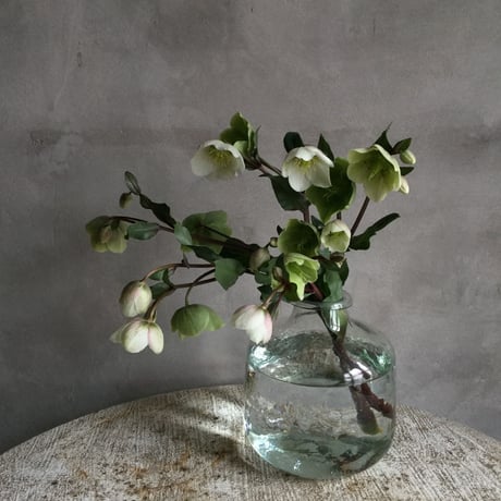 Classical Glass Bottle Flower Vase (クラシカル  ガラスボトル フラワーベース)1.5L