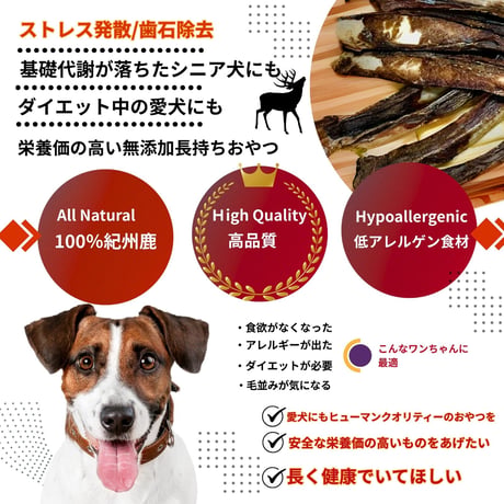 八咫・スペアリブ（鹿骨50g） 犬用