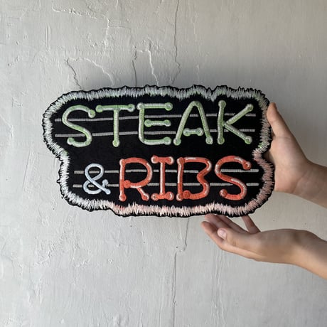 STEAK&RIBS ネオンサイン