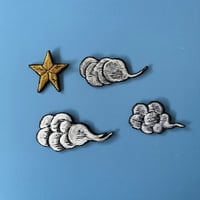 星と雲のセット