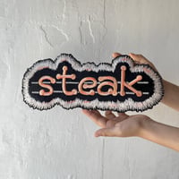 steakネオンサイン