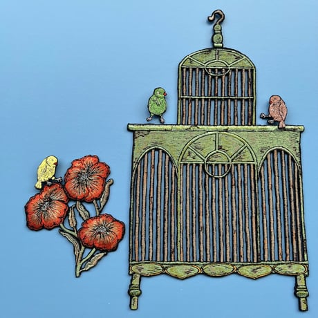 オレンジ色の花