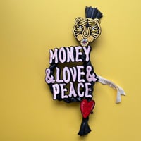 お正月飾り③ MONEY&LOVE&PEACE  虎　ハート