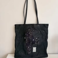 カラスのバッグB （Amenez- Moi！×ma.macaronコラボ作品）