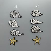 雲と星のセット