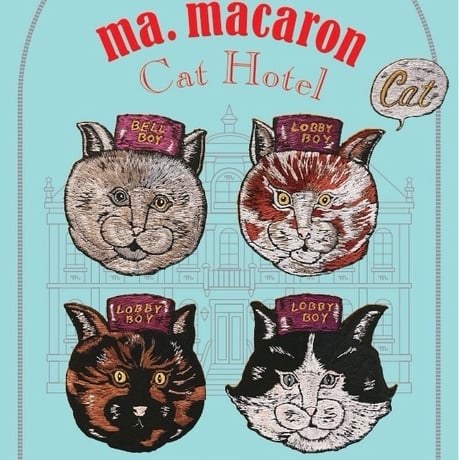 CAT HOTEL ルームキーオブジェ　A〜D