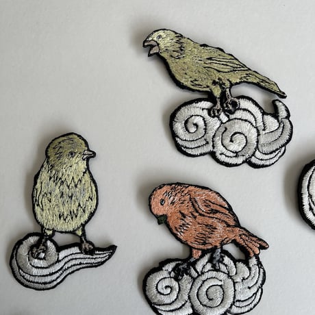 鳥と雲のオブジェセットA