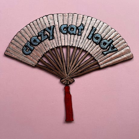 CRAZY CAT LADY 扇子