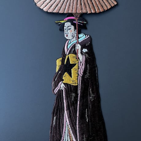 B・シャロワ、肘掛椅子の少女、日本未発売・限定画集画、額付 B